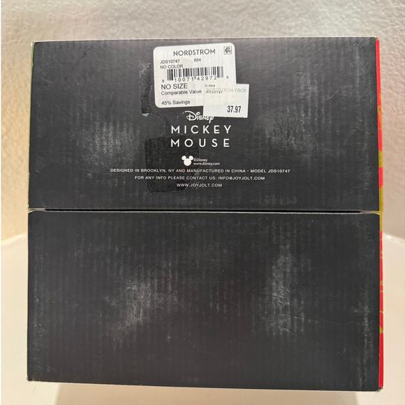 JOYJOLT NIB Disney Mickey Mouse 15 oz Drinking Glasses - Picture 9 of 9